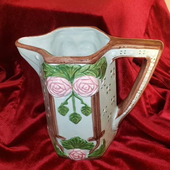 Vintage Majolica Citrus Pitcher